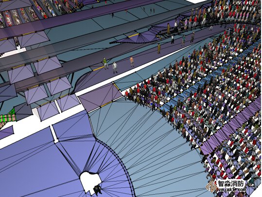 昆明消防安全評估昆明人員疏散能力模擬分析軟件Pathfinder3